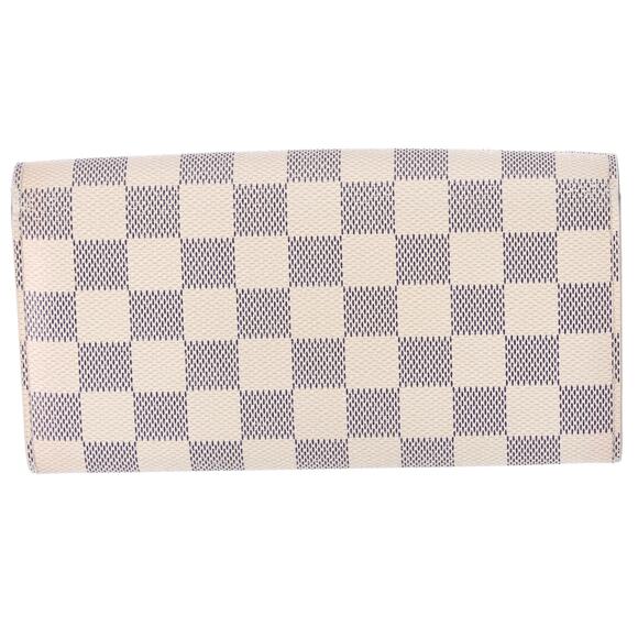 Louis Vuitton Sarah NM2 Long Wallet N61735 Damier Azur - Picture 2 of 6